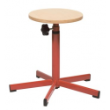 Tabouret bas réglable sur patins